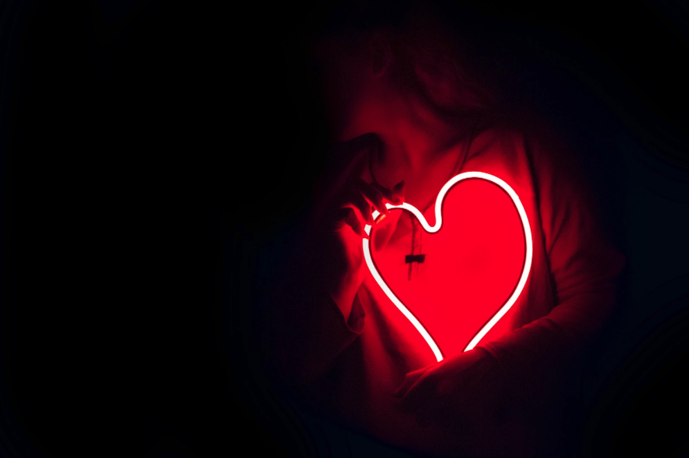 Picture with red heart